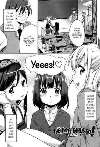 Download Sanbiki ga Yuku! | The Three Girls Go! Ch. 1-3