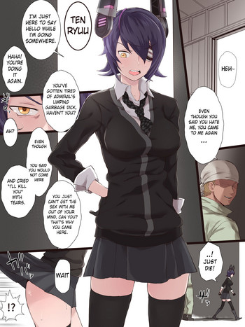 Download Teitoku ga Shiranai Tokoro de Yarichin Seibishi to no Uwaki Sex ni Dohamari Shita KanColle no Tenryuu | While admiral doesn't know it, Tenryuu is having NTR sex with an engineer.