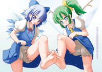 Download Touhou no Onnanoko ni Ashi de Fundemorau Hon 3