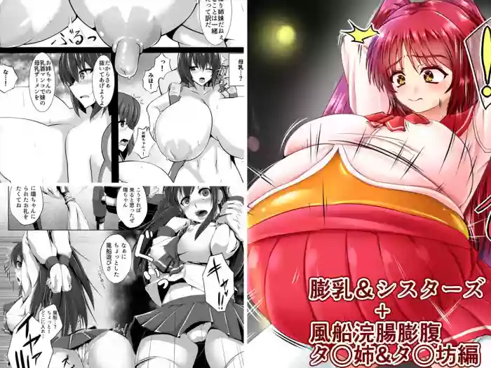 Download 膨乳&シスターズ + 風船浣腸膨腹 タ○姉&タ○坊編