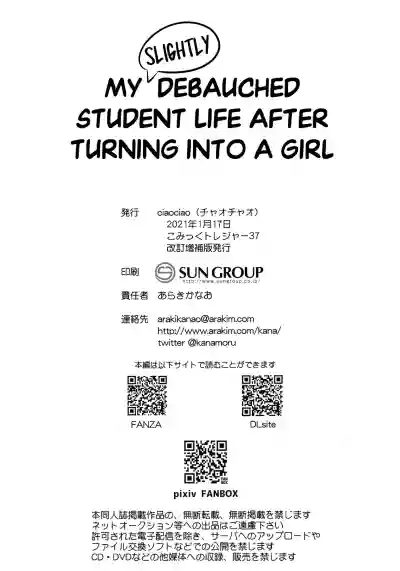 Download Nyotaika Shita Ore no Chotto Tadareta Gakusei Seikatsu | MyDebauched Student Life After Turning into a Girl